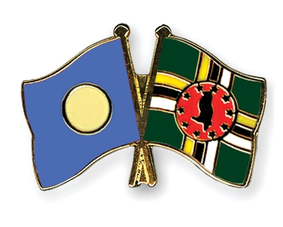 Fahnen Pins Palau Dominica