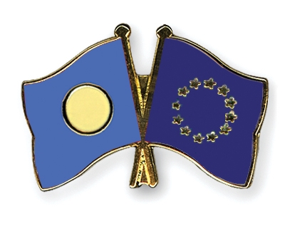 Fahnen Pins Palau Europa