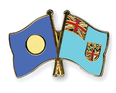 Fahnen Pins Palau Fidschi