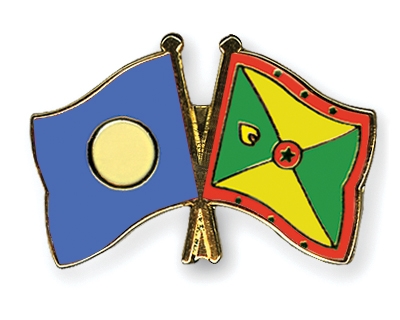 Fahnen Pins Palau Grenada