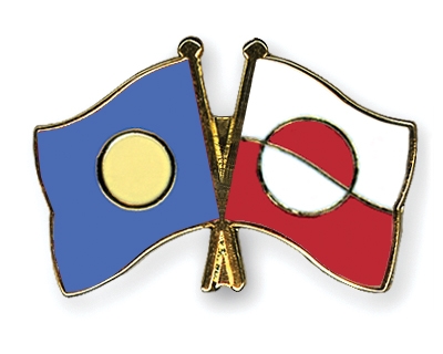 Fahnen Pins Palau Grnland