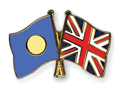 Fahnen Pins Palau Grossbritannien