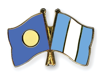 Fahnen Pins Palau Guatemala