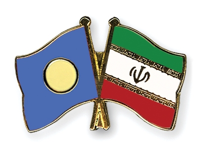 Fahnen Pins Palau Iran