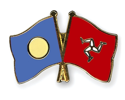 Fahnen Pins Palau Isle-of-Man