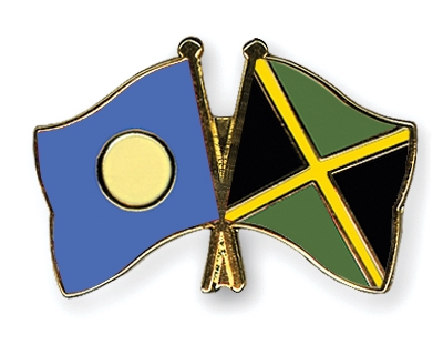 Fahnen Pins Palau Jamaika