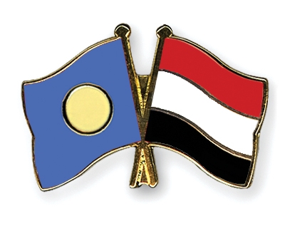 Fahnen Pins Palau Jemen