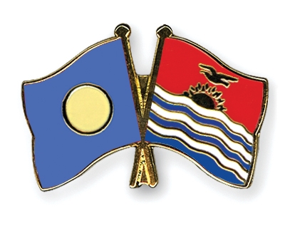 Fahnen Pins Palau Kiribati