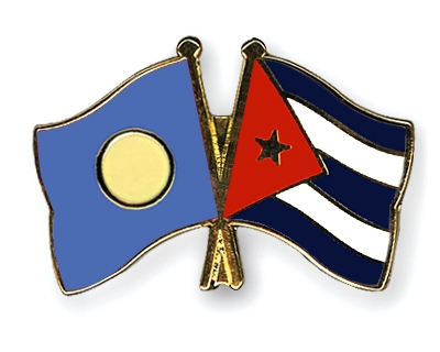 Fahnen Pins Palau Kuba