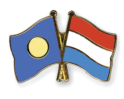 Fahnen Pins Palau Luxemburg