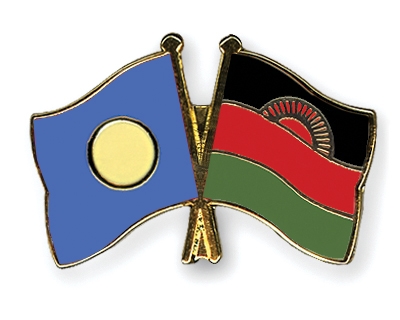 Fahnen Pins Palau Malawi