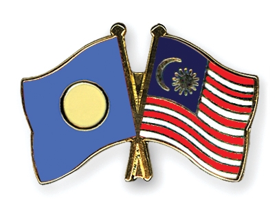 Fahnen Pins Palau Malaysia