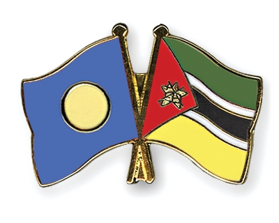 Fahnen Pins Palau Mosambik