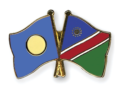 Fahnen Pins Palau Namibia