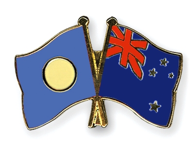 Fahnen Pins Palau Neuseeland