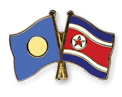 Fahnen Pins Palau Nordkorea