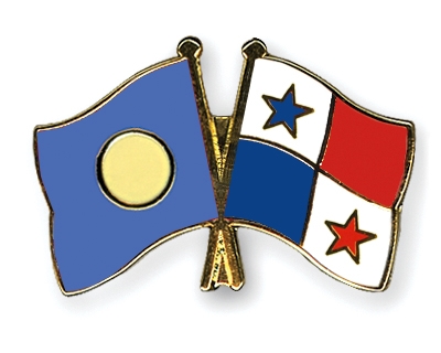 Fahnen Pins Palau Panama