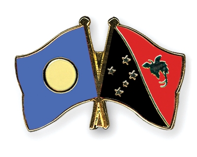 Fahnen Pins Palau Papua-Neuguinea