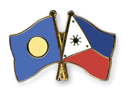 Fahnen Pins Palau Philippinen