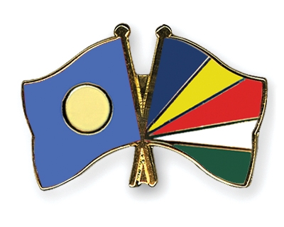 Fahnen Pins Palau Seychellen