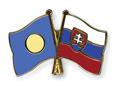 Fahnen Pins Palau Slowakei