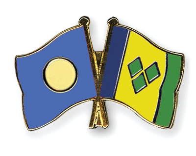 Fahnen Pins Palau St-Vincent-und-die-Grenadinen