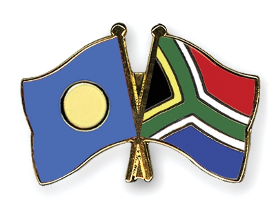 Fahnen Pins Palau Sdafrika