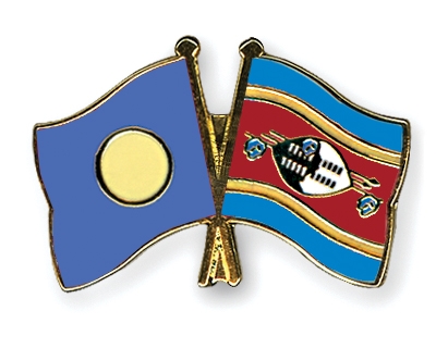 Fahnen Pins Palau Swasiland