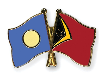 Fahnen Pins Palau Timor-Leste