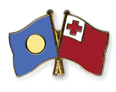 Fahnen Pins Palau Tonga