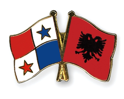 Fahnen Pins Panama Albanien