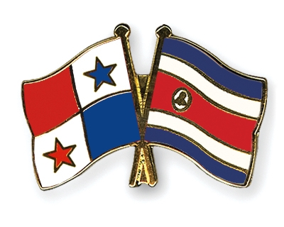 Fahnen Pins Panama Costa-Rica