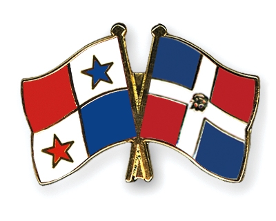 Fahnen Pins Panama Dominikanische-Republik