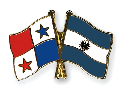 Fahnen Pins Panama El-Salvador
