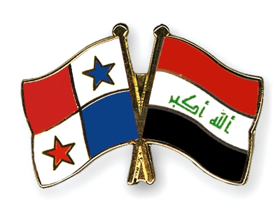 Fahnen Pins Panama Irak