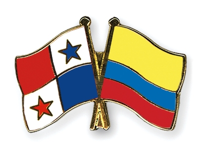Fahnen Pins Panama Kolumbien