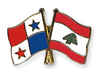 Fahnen Pins Panama Libanon