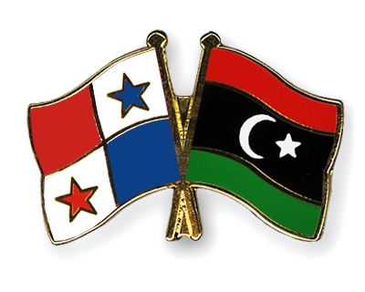 Fahnen Pins Panama Libyen