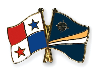 Fahnen Pins Panama Marshallinseln
