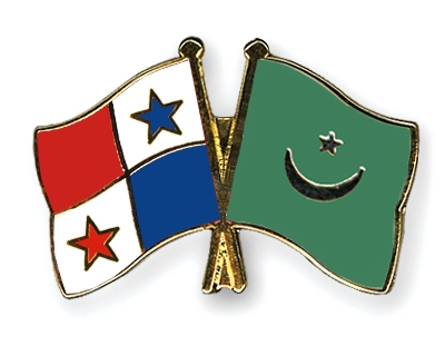 Fahnen Pins Panama Mauretanien