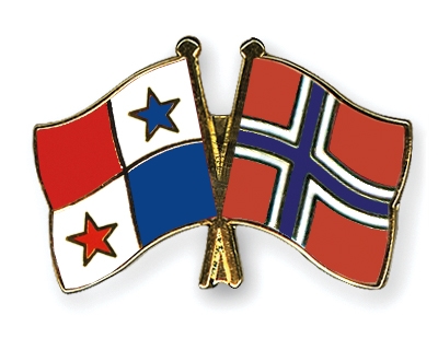 Fahnen Pins Panama Norwegen