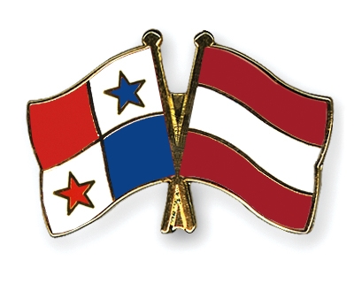 Fahnen Pins Panama sterreich