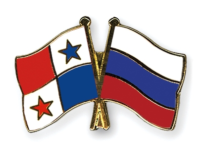 Fahnen Pins Panama Russland