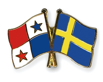 Fahnen Pins Panama Schweden