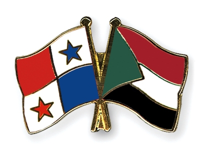 Fahnen Pins Panama Sudan