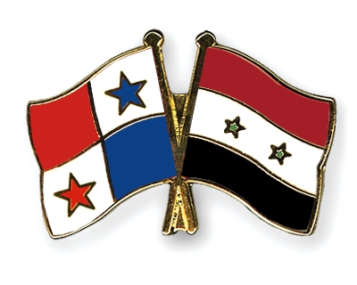 Fahnen Pins Panama Syrien
