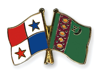 Fahnen Pins Panama Turkmenistan