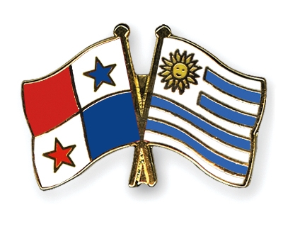 Fahnen Pins Panama Uruguay