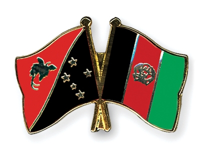 Fahnen Pins Papua-Neuguinea Afghanistan