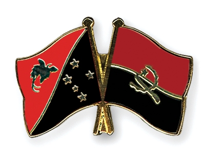 Fahnen Pins Papua-Neuguinea Angola